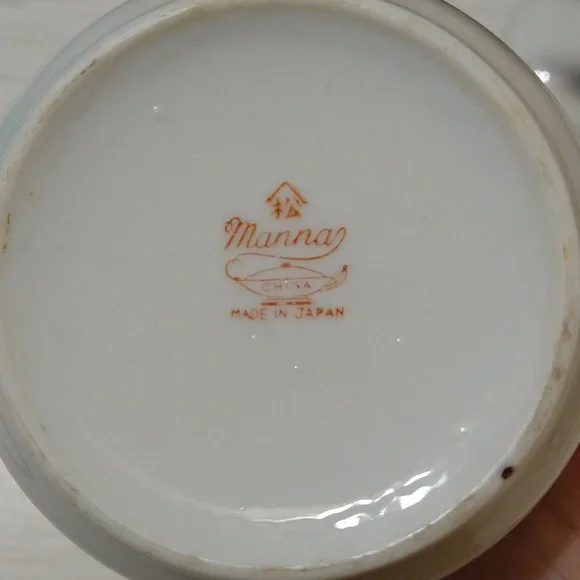 Vintage Kutani Hand Painted Manna China Made in Japan Sugar Bowl - Picture 4 of 6